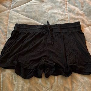 Stars Above Black Comfy Sleep Shorts